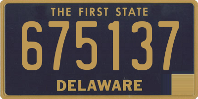 DE license plate 675137