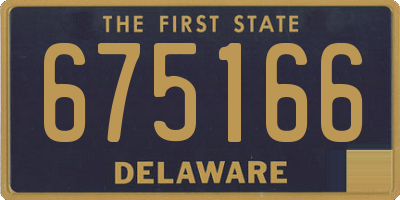 DE license plate 675166
