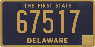 DE license plate 67517