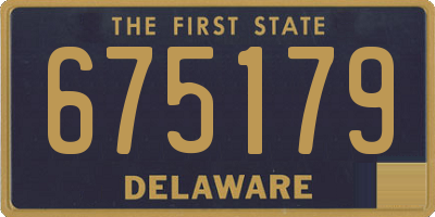 DE license plate 675179