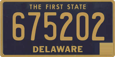 DE license plate 675202