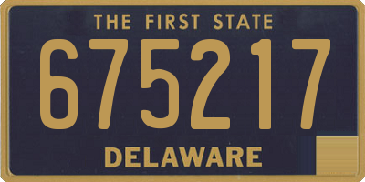 DE license plate 675217