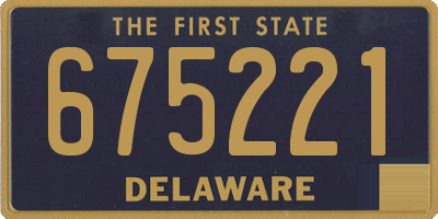 DE license plate 675221