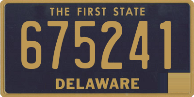 DE license plate 675241