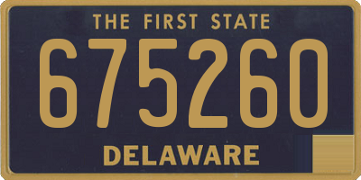 DE license plate 675260