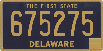 DE license plate 675275