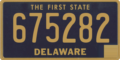 DE license plate 675282