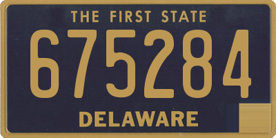 DE license plate 675284