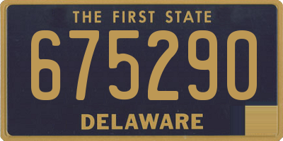 DE license plate 675290