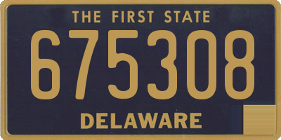 DE license plate 675308