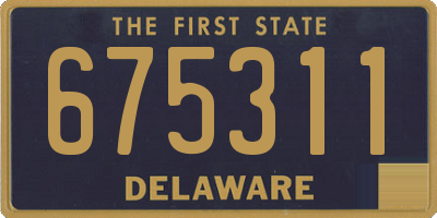 DE license plate 675311