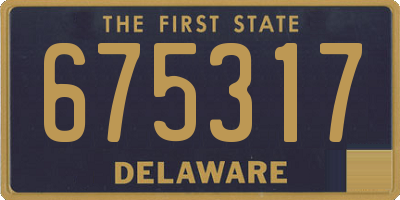 DE license plate 675317