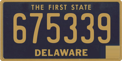 DE license plate 675339