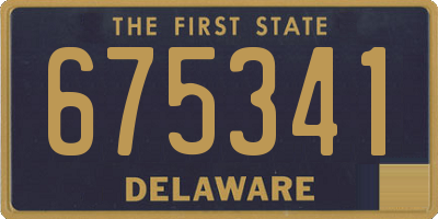 DE license plate 675341