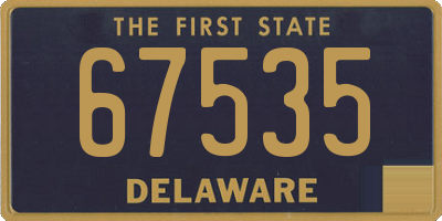 DE license plate 67535