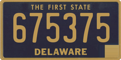 DE license plate 675375
