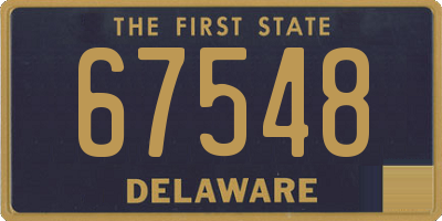 DE license plate 67548