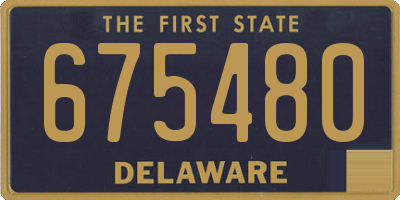 DE license plate 675480