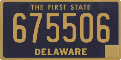 DE license plate 675506
