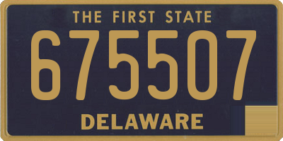 DE license plate 675507