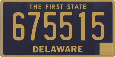 DE license plate 675515