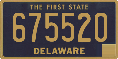 DE license plate 675520