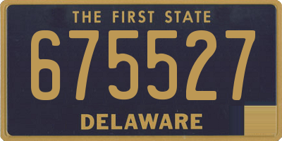 DE license plate 675527