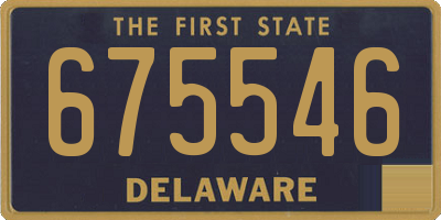 DE license plate 675546