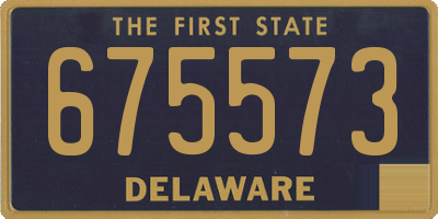 DE license plate 675573