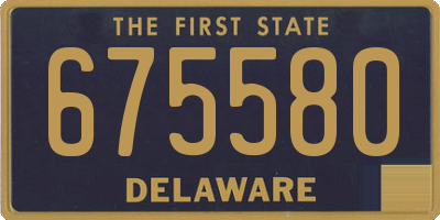DE license plate 675580