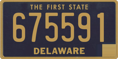 DE license plate 675591