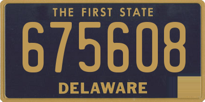 DE license plate 675608