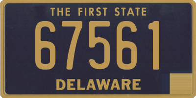 DE license plate 67561