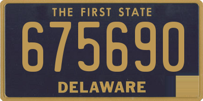 DE license plate 675690