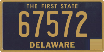 DE license plate 67572