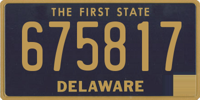 DE license plate 675817