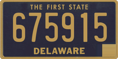 DE license plate 675915
