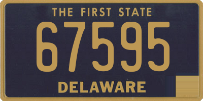 DE license plate 67595