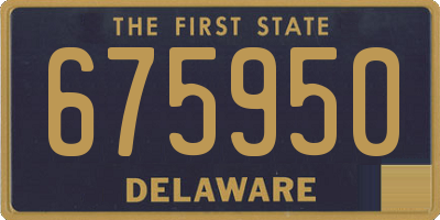 DE license plate 675950