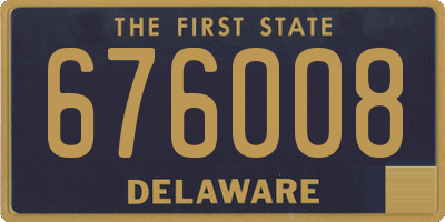 DE license plate 676008