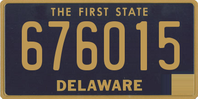 DE license plate 676015