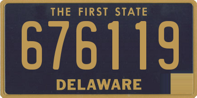 DE license plate 676119