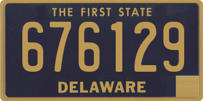 DE license plate 676129