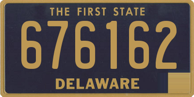 DE license plate 676162