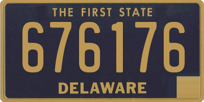 DE license plate 676176