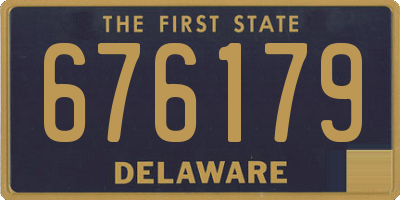 DE license plate 676179