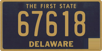 DE license plate 67618