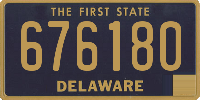 DE license plate 676180