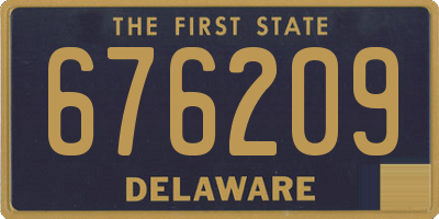 DE license plate 676209