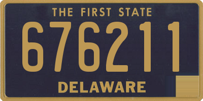 DE license plate 676211